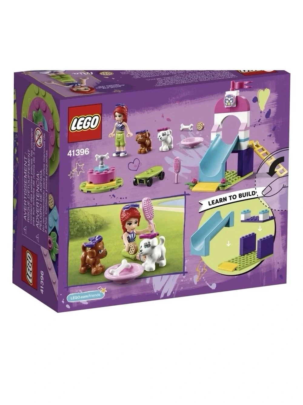Lego Friends Puppy Playground Set - Purple, Pink, Green, Blue